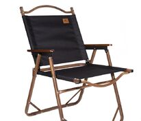 Стул MW02 складной, черный, темное дерево арт.64000.35