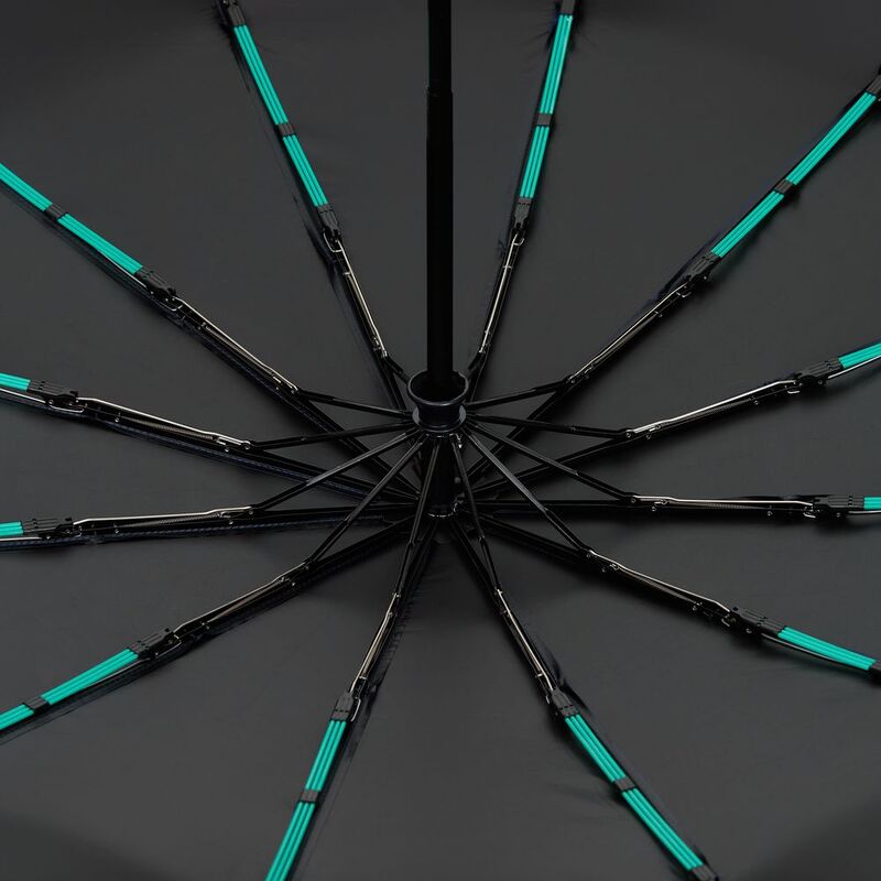 Зонт складной с УФ-защитой Ribstar, темно-синий арт.22327.40