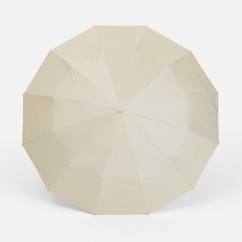 Зонт складной с УФ-защитой Ribstar, бежевый арт.22327.00