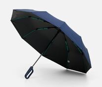 Зонт складной Skymate с УФ-защитой и ручкой-карабином, темно-синий арт.22328.40