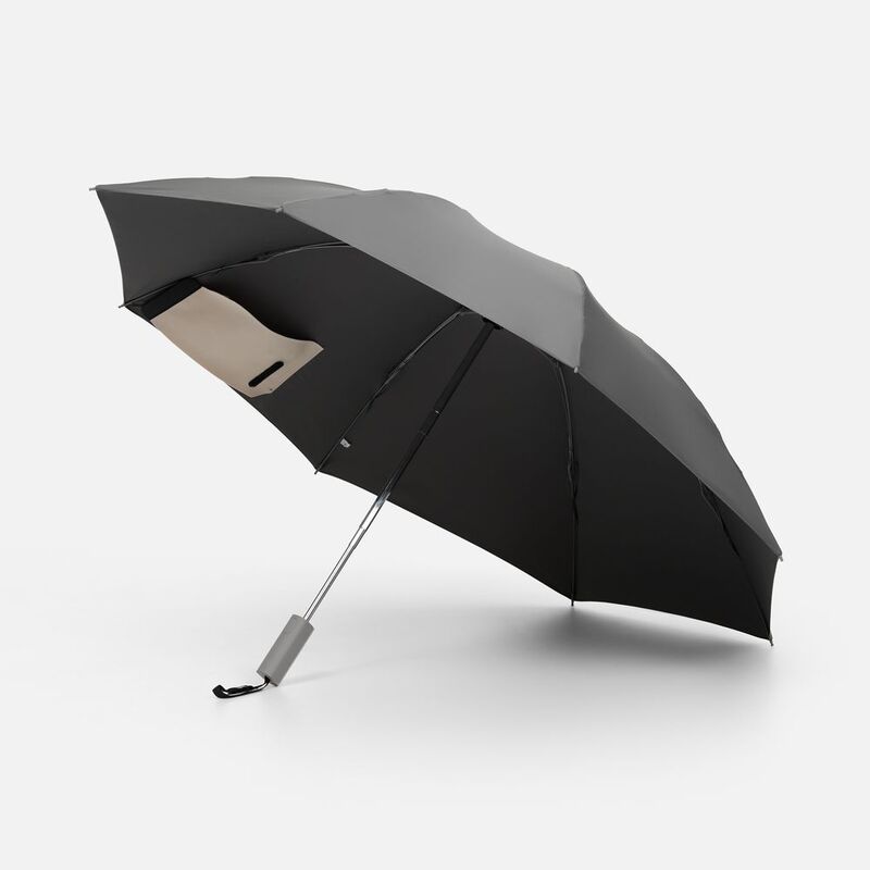 Зонт обратного сложения Easyroll, серый арт.22323.10
