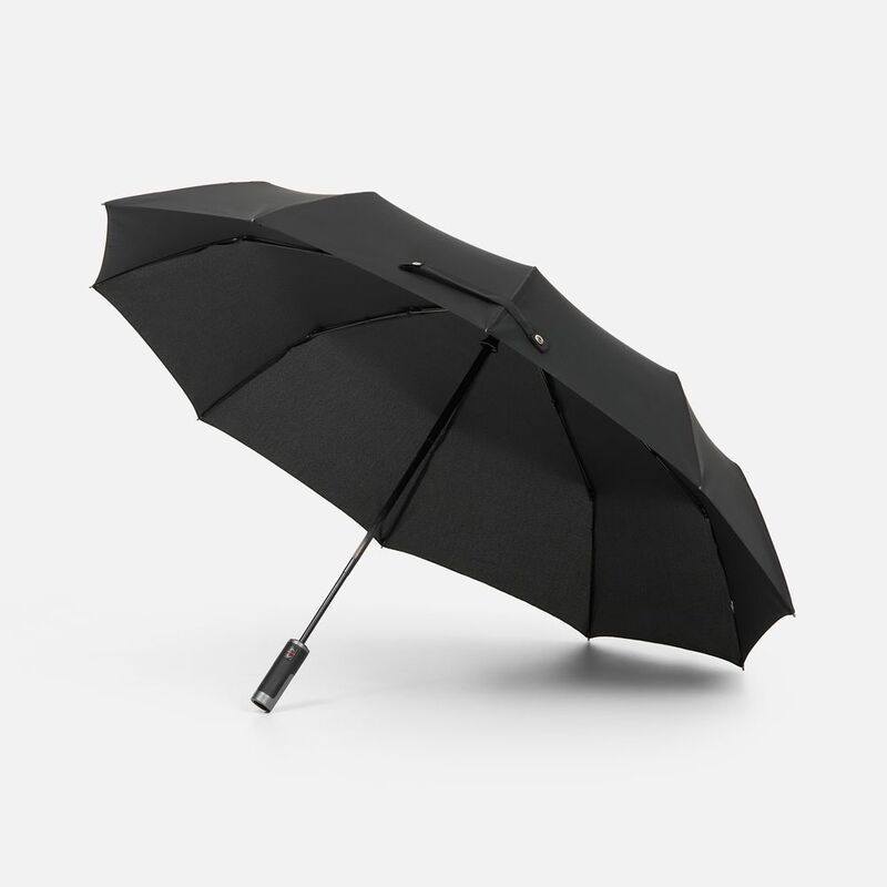 Зонт складной Regenfall, черный арт.22325.30