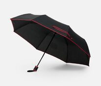 Зонт складной Edgeline, черный с красным арт.22331.50