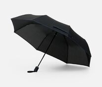 Зонт складной Edgeline, черный с синим арт.22331.40