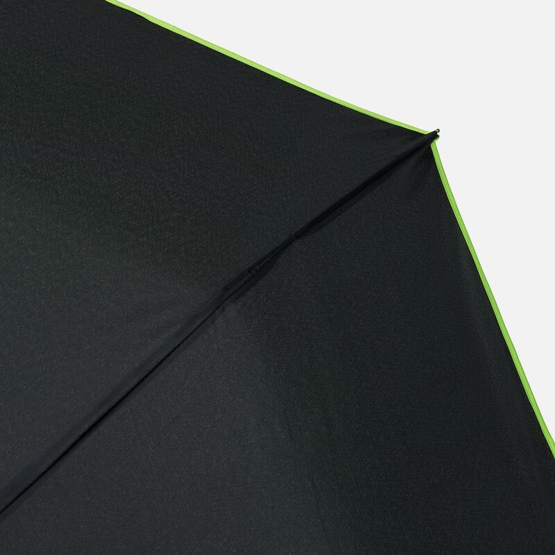 Зонт складной Edgeline, черный с зеленым арт.22331.94
