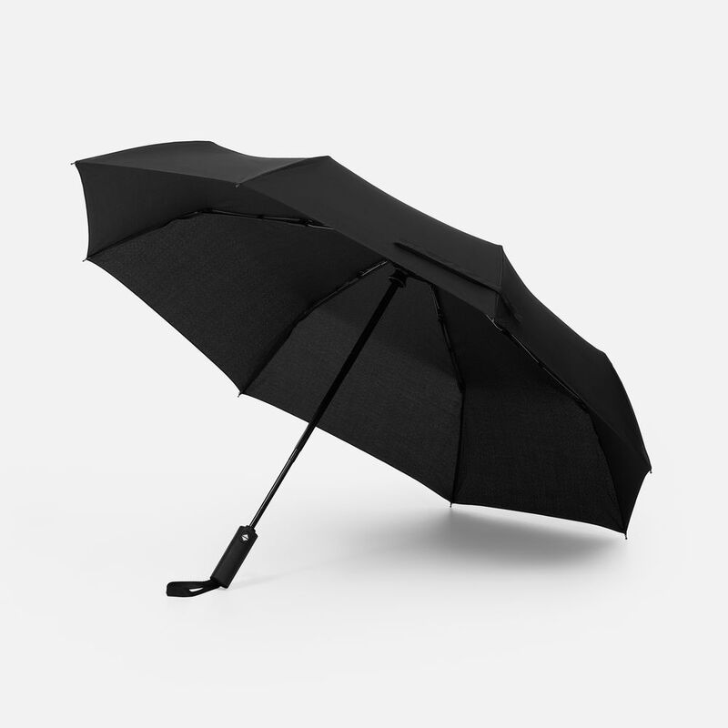Зонт складной Smooth Move с плавным закрытием, черный арт.22333.30