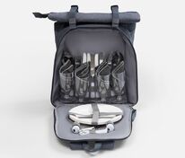 Набор для пикника Picnivo на 4 персоны, темно-серый меланж арт.63057.13