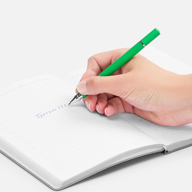 Ручка шариковая и вечный карандаш Diptych, зеленая арт.20129.90