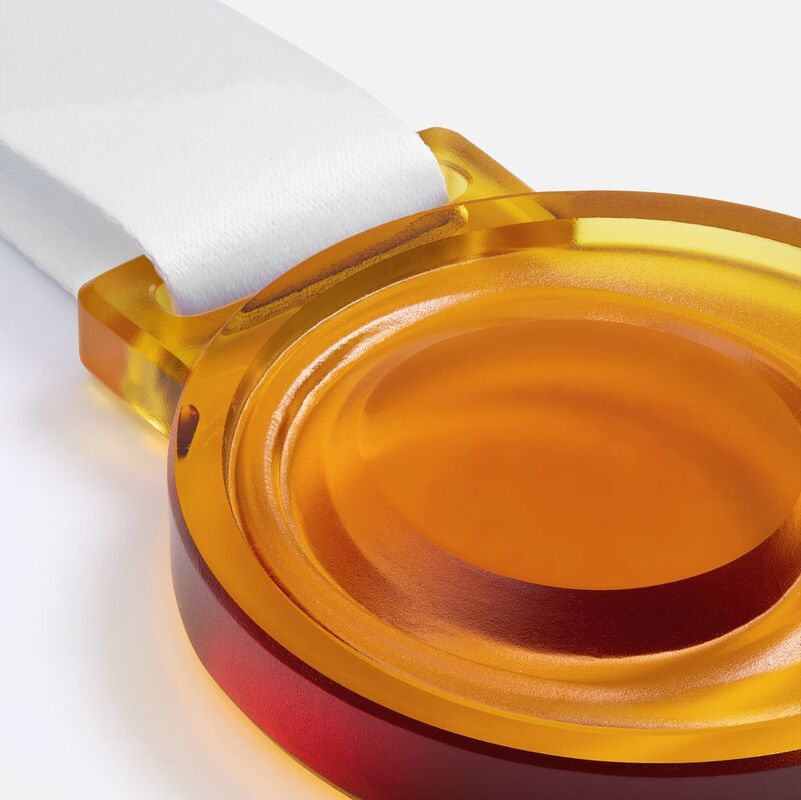 Медаль Glassglow, оранжевая арт.22118.20