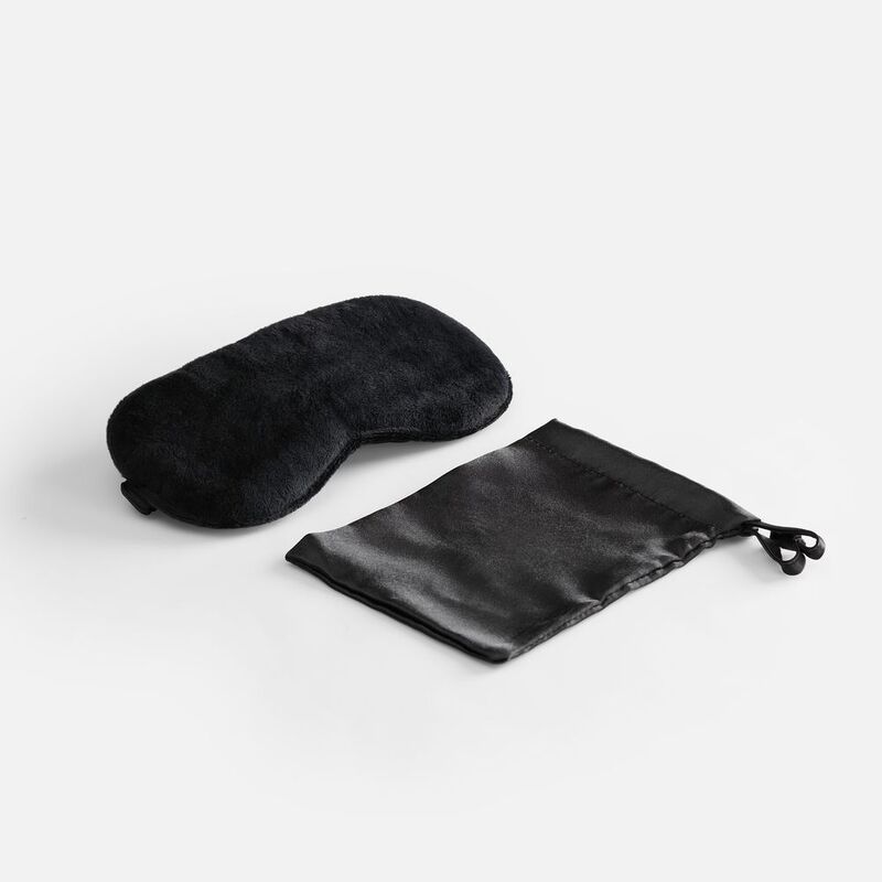 Двухстороняя маска для сна Veluto, черная арт.18786.30