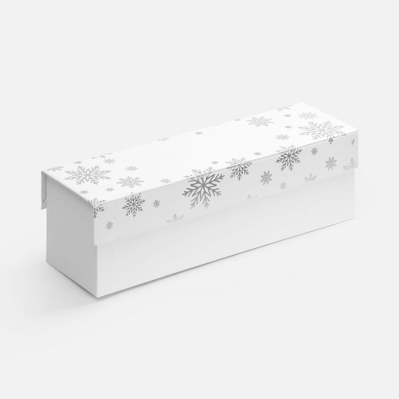 Коробка Wintry под бутылку, белая арт.25023.60