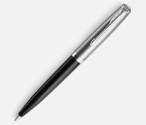 Ручка шариковая Parker 51 Black CT, черная арт.20198.30
