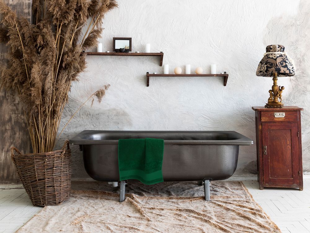 Полотенце Molan, большое, темно-зеленое арт.18592.90