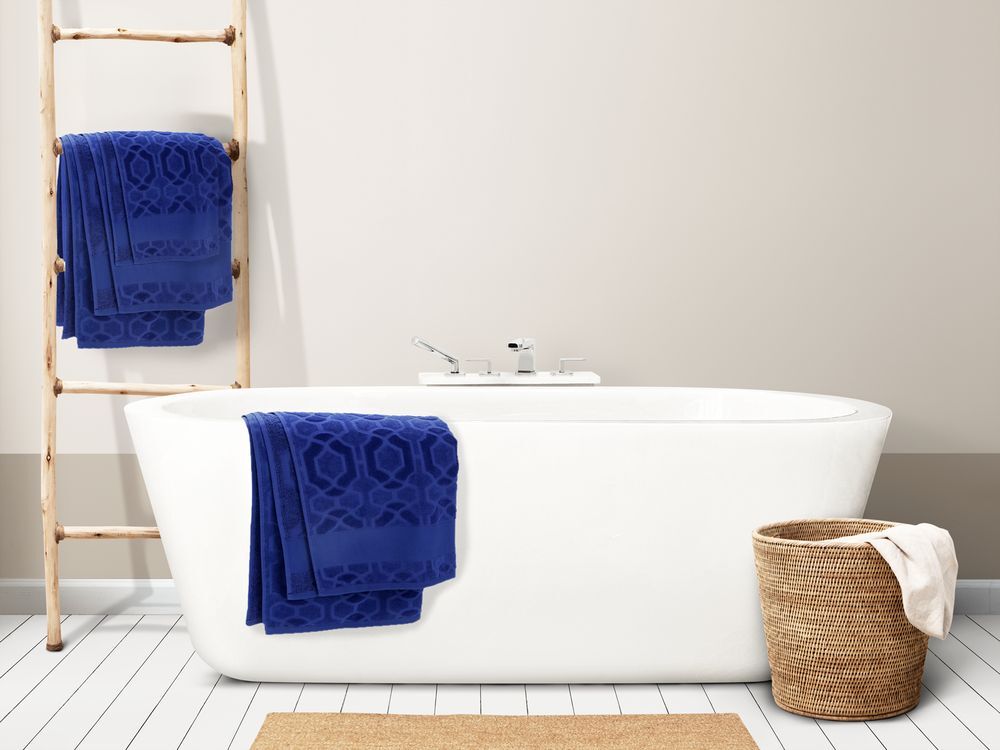 Полотенце Velin, большое, синее арт.18594.40