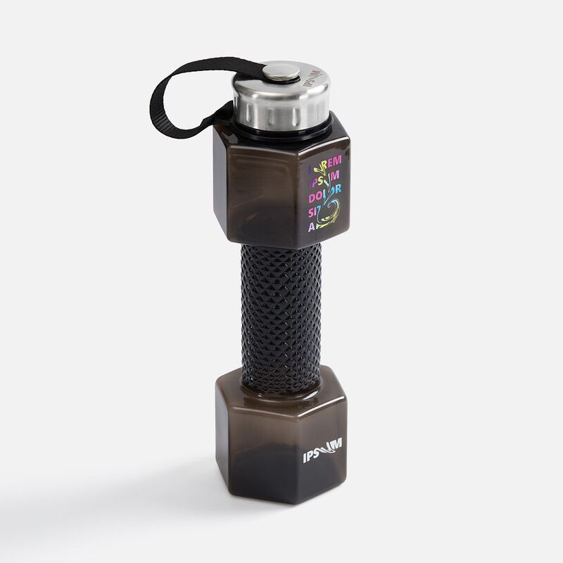 Бутылка для воды Hantelis, черная арт.18599.30