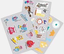 Наклейки ПВХ Sticker Pack на заказ, S арт.20939.01