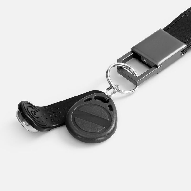 Брелок с карабином Rengas, черный арт.18622.30