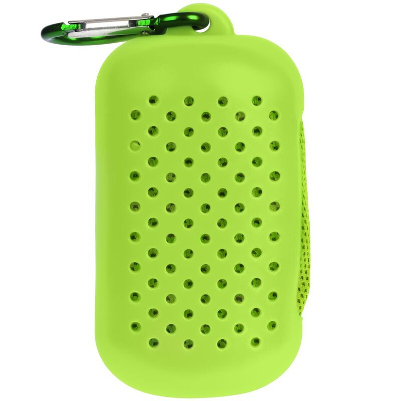 Охлаждающее полотенце Narvik в силиконовом чехле, зеленое яблоко арт.17230.94