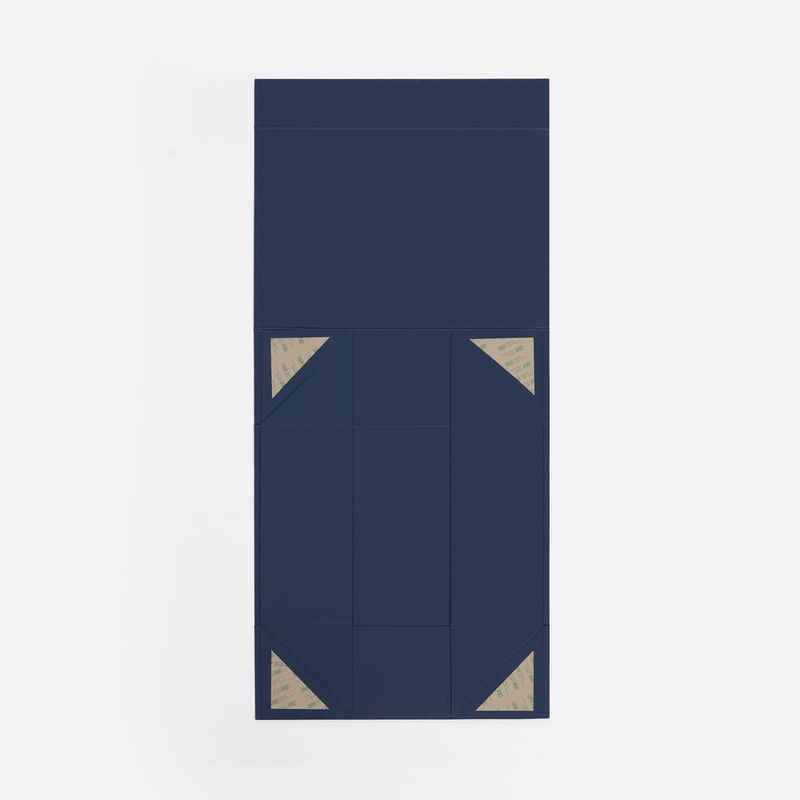 Коробка складная Quadra Fold, темно-синяя арт.25079.40