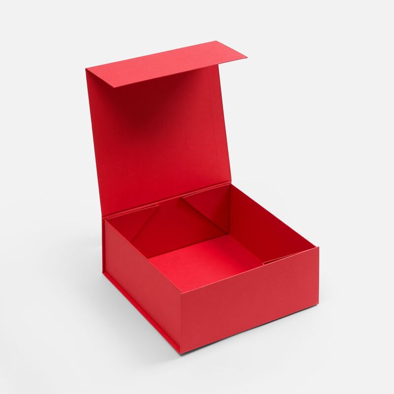 Коробка складная Quadra Fold, красная арт.25079.50