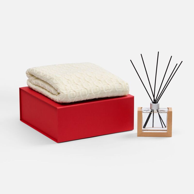 Коробка складная Quadra Fold, красная арт.25079.50