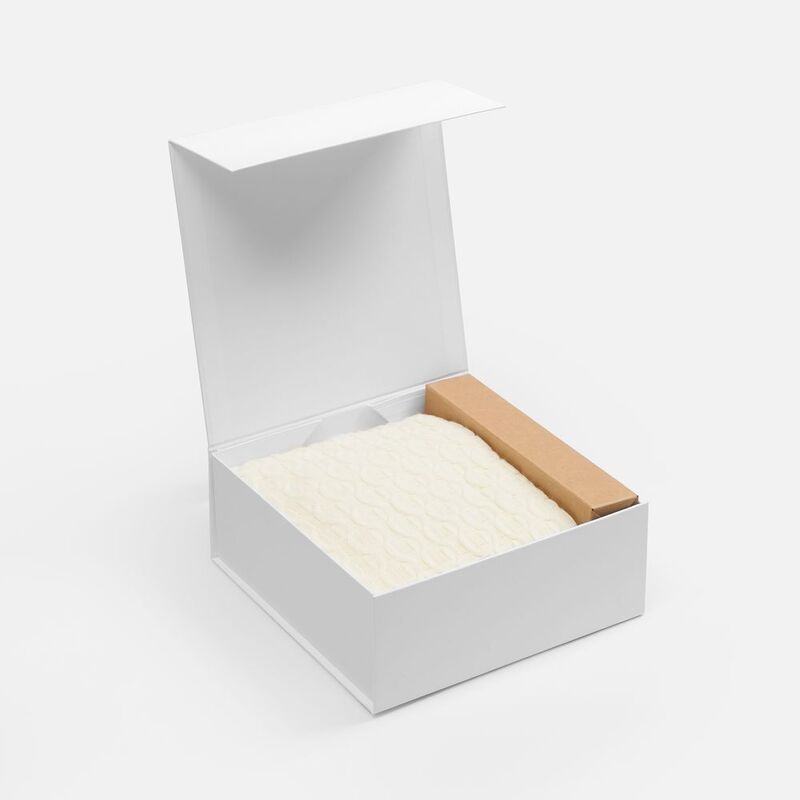 Коробка складная Quadra Fold, белая арт.25079.60