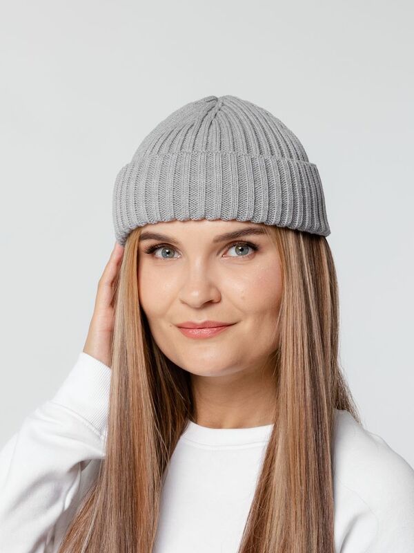 Шапка Hipsta, серебрито-серый меланж арт.15691.31