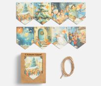 Деревянные флажки &laquo;Праздничные мотивы&raquo; арт.20448.00