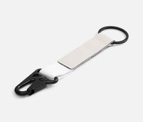 Брелок с карабином Manlig, белый арт.18637.60