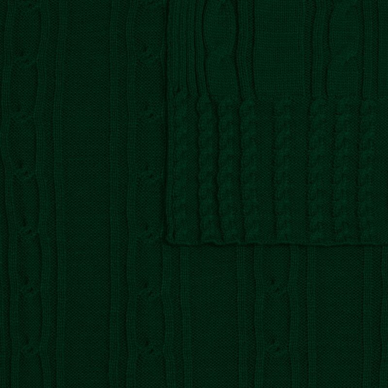 Плед Remitti, темно-зеленый (хвойный) арт.19246.92
