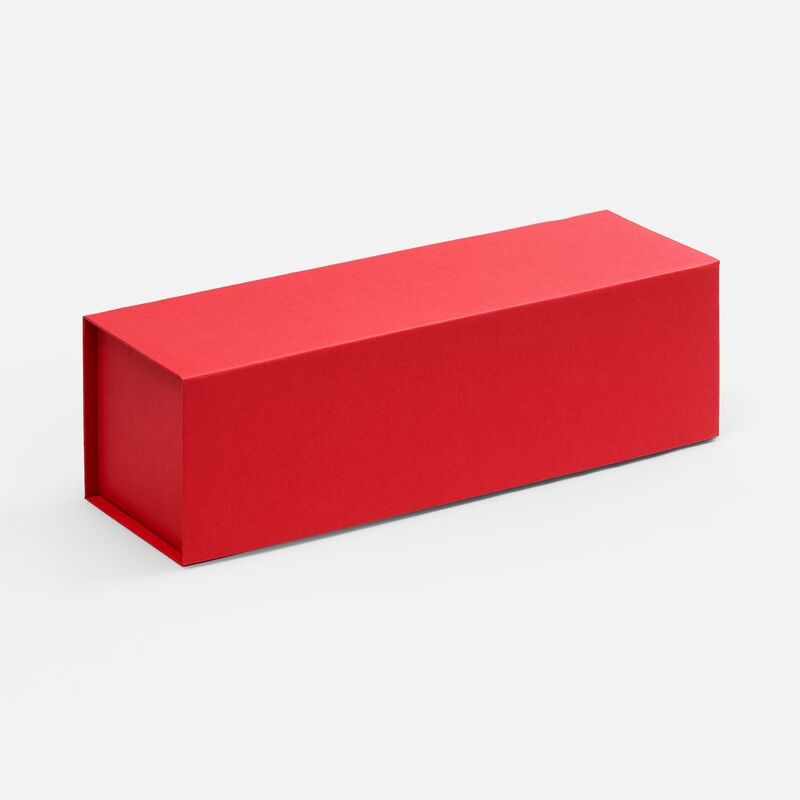 Коробка складная под бутылку Color Jacket Fold, красная арт.25027.50