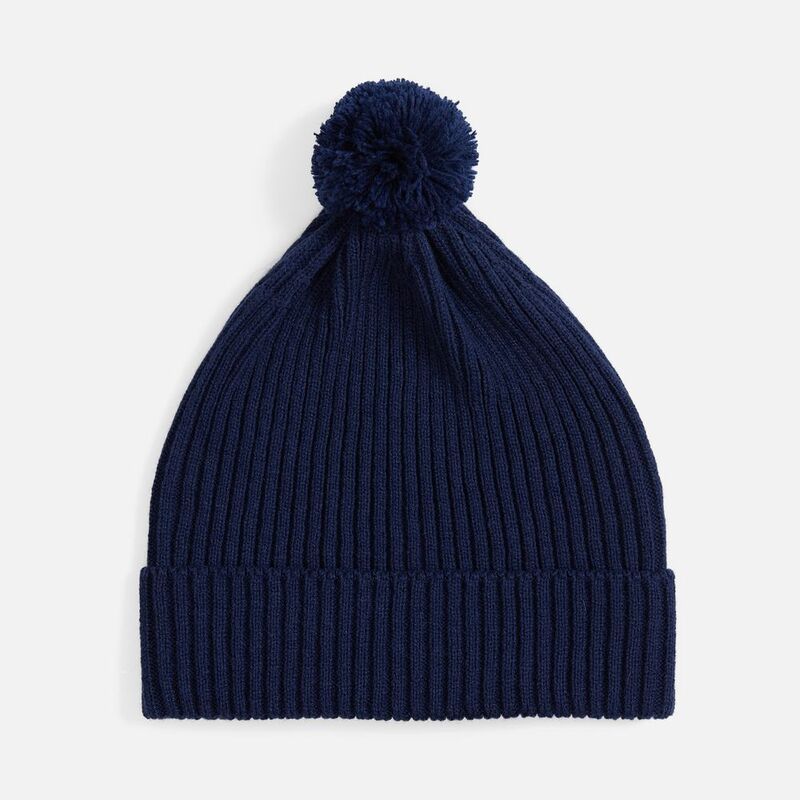 Шапка Catch Match с помпоном, темно-синяя арт.20386.41