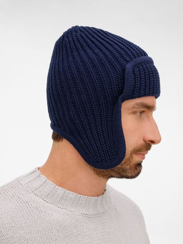 Шапка-ушанка Catch Match, темно-синяя арт.20387.41