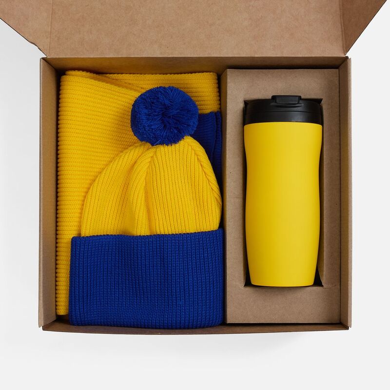 Набор Snappy Form, желтый с синим арт.20541.48