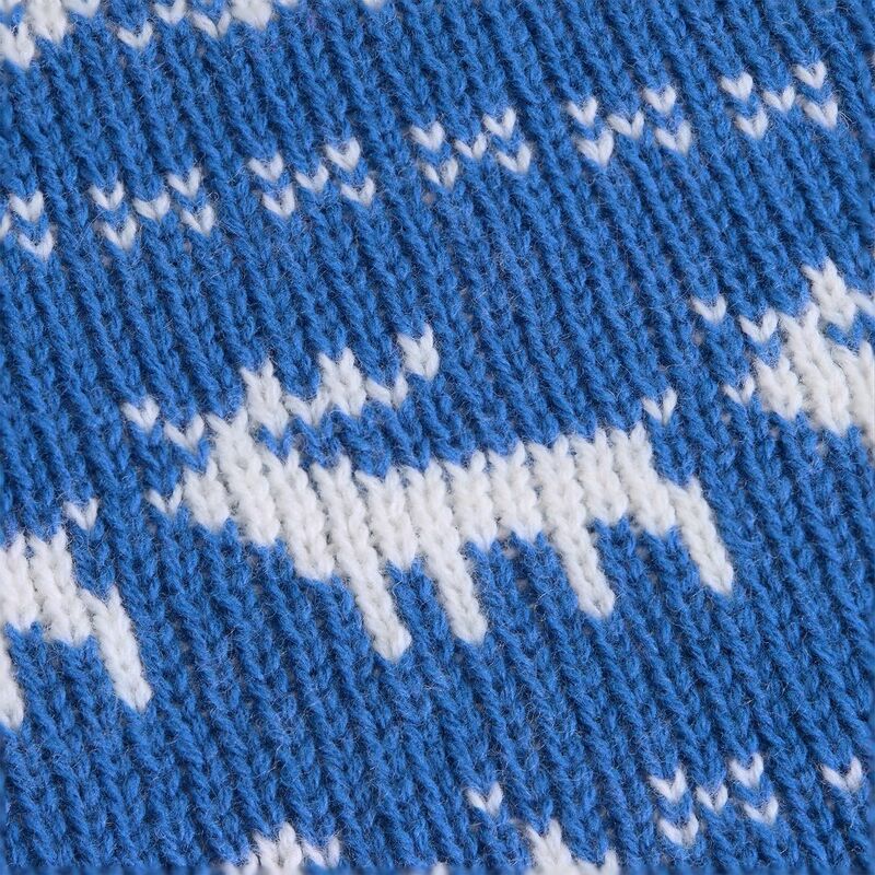 Плед Holidale, синий с молочным арт.20787.46