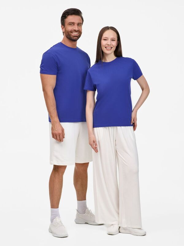 Футболка унисекс T-Bolka 200, ярко-синяя арт.20992.44