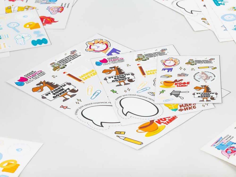 Наклейки UV-DTF Sticker Pack на заказ, S арт.21939.01