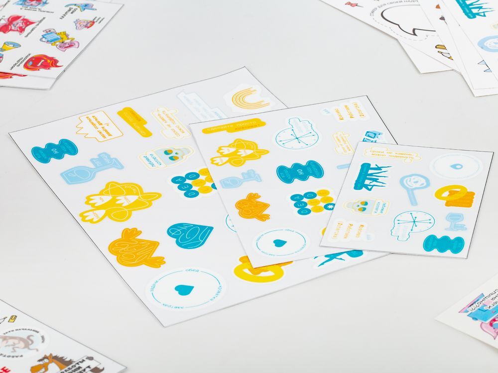 Наклейки UV-DTF Sticker Pack на заказ, M арт.21939.02