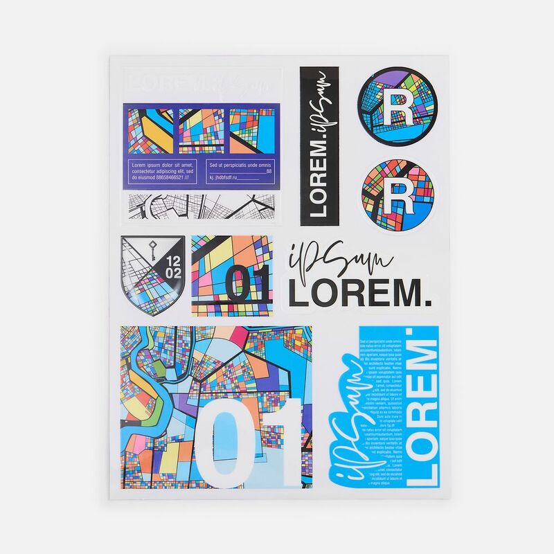 Наклейки UV-DTF Sticker Pack на заказ, L арт.21939.03