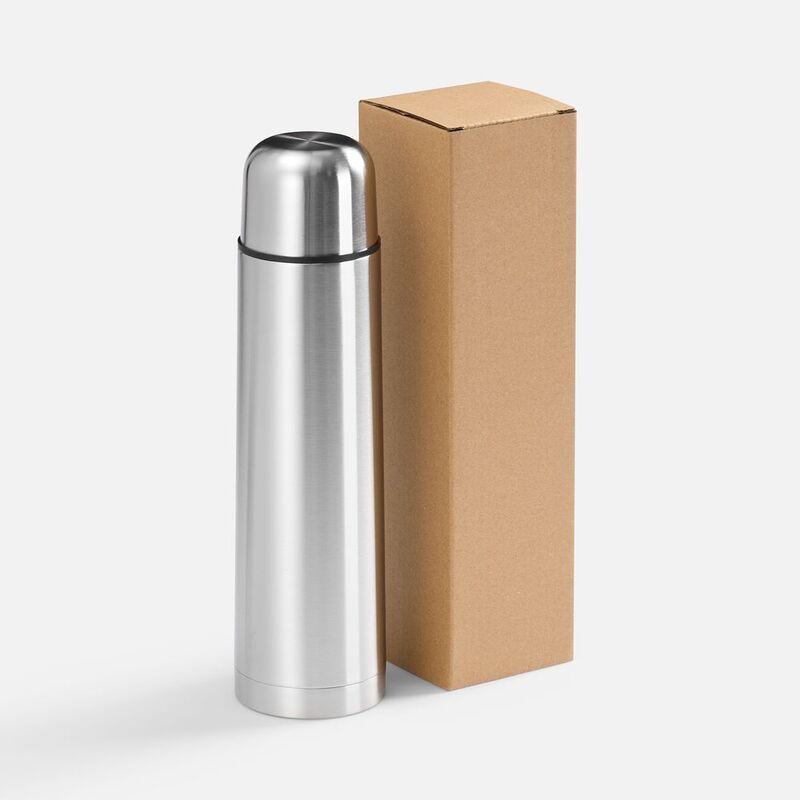 Термос Plain 750, ver.2, серебристый арт.18644.10