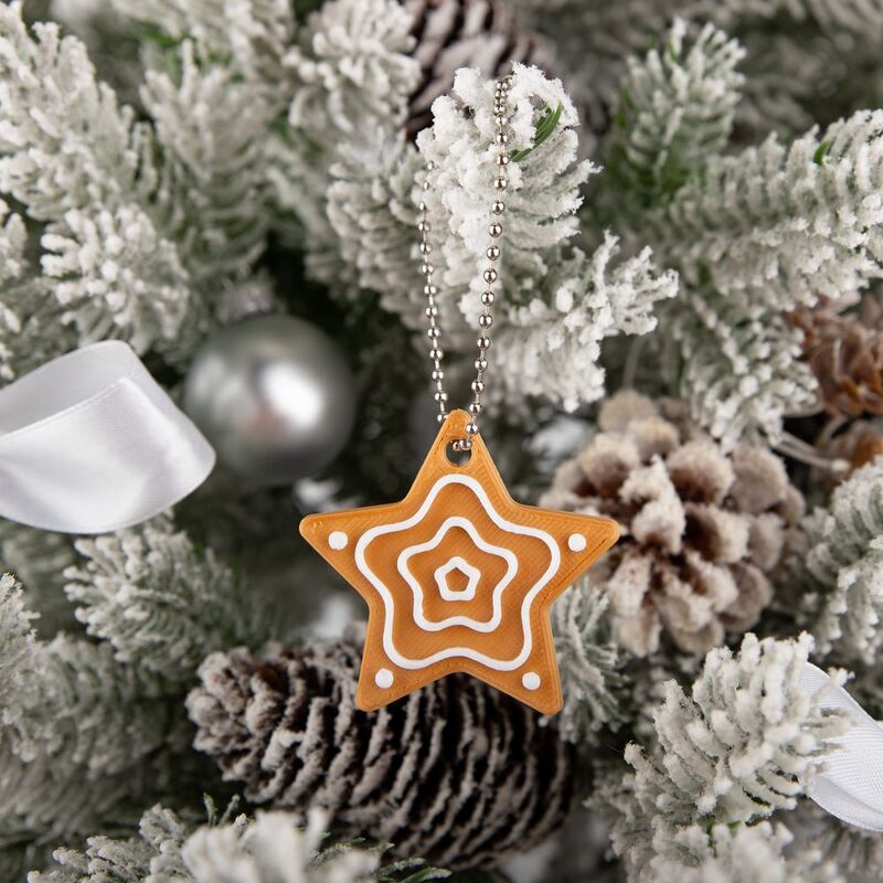 Мини-подвеска &laquo;Пряник&raquo;, 3D-печать на заказ, звездочка арт.19977.13