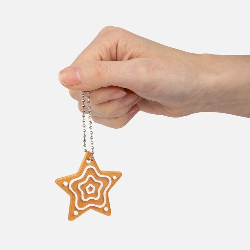 Мини-подвеска &laquo;Пряник&raquo;, 3D-печать на заказ, звездочка арт.19977.13