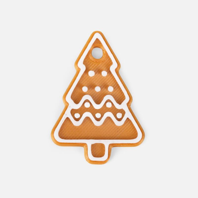 Мини-подвеска &laquo;Пряник&raquo;, 3D-печать на заказ, елочка арт.19977.02