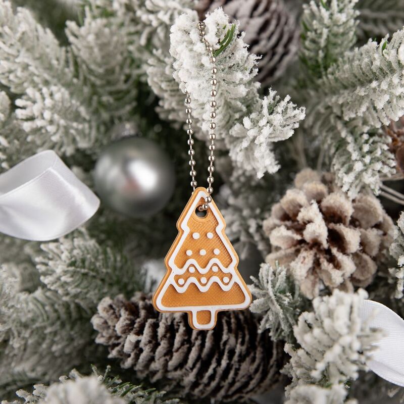 Мини-подвеска &laquo;Пряник&raquo;, 3D-печать на заказ, елочка арт.19977.02