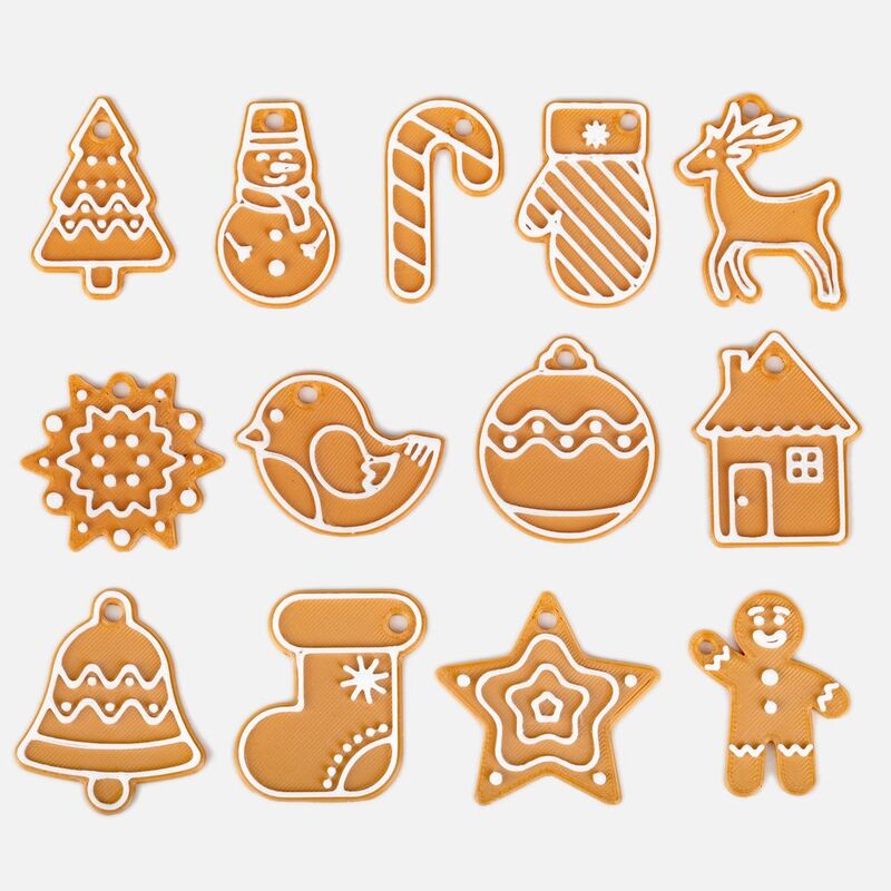 Мини-подвеска &laquo;Пряник&raquo;, 3D-печать на заказ, елочка арт.19977.02