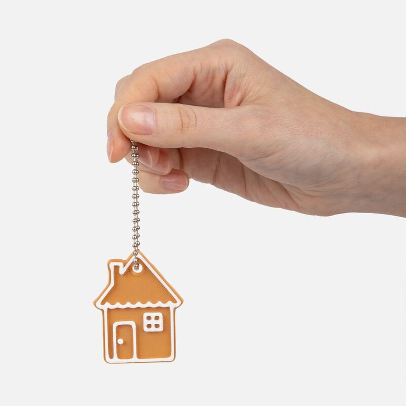 Мини-подвеска &laquo;Пряник&raquo;, 3D-печать на заказ, домик арт.19977.04