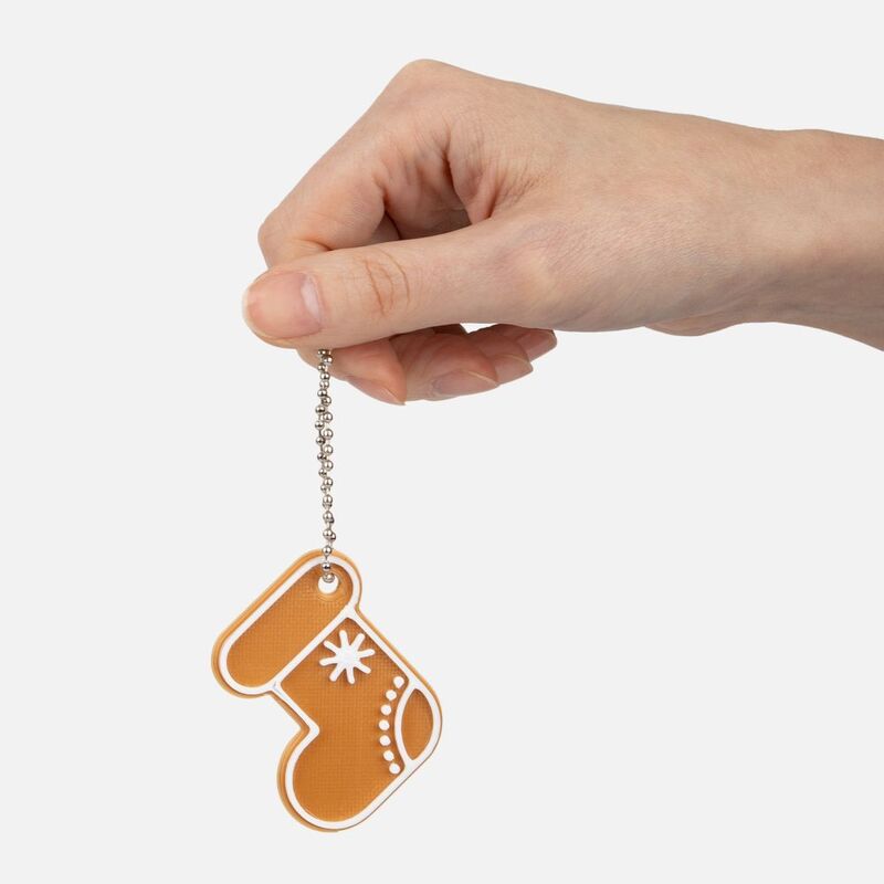 Мини-подвеска &laquo;Пряник&raquo;, 3D-печать на заказ, носочек арт.19977.06