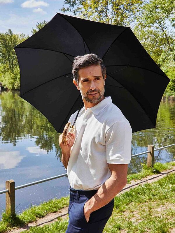 Зонт-трость Commissioner, черный арт.20411.30