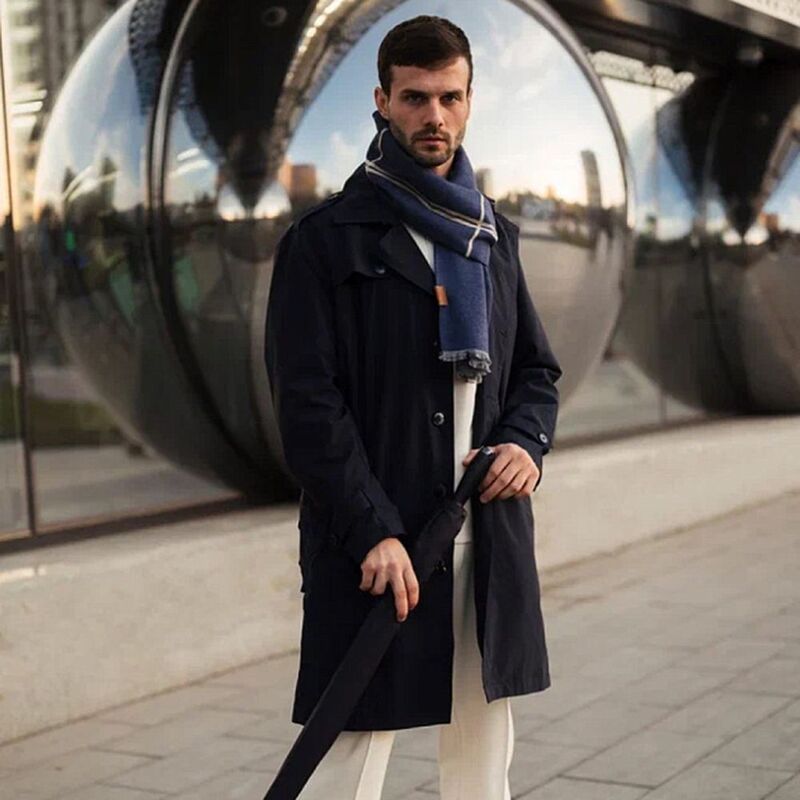 Зонт-трость Executive, темно-синий арт.20413.40