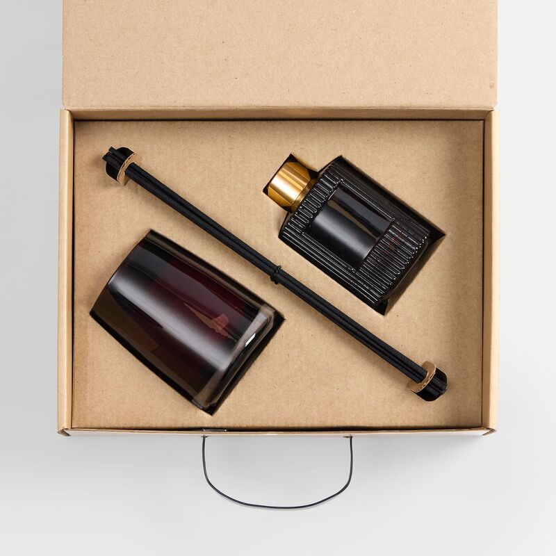 Набор Fragnola, грейпфрут и ветивер, бордовый арт.24019.55